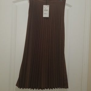 Zara pleated skirt